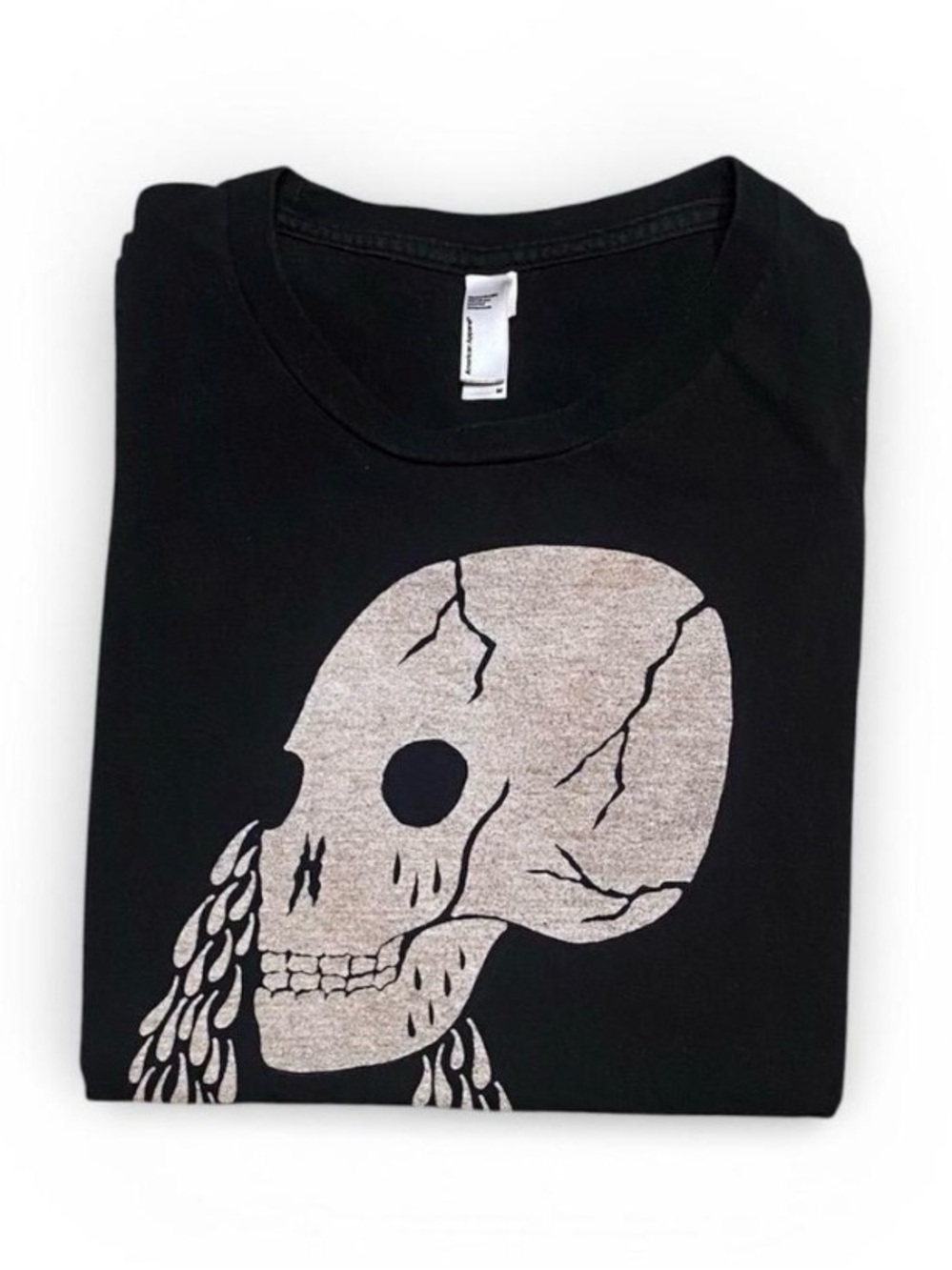 Black Graphic Skull Tee - Standard Deluxe